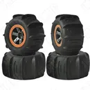 4PCS Sand Snow Tire Wheels For Wltoys 104009 104001 XLH 9125 RC Car 1/10 Upgrade Accessories Parts