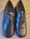 Bass Made In Italy Black Leather Men's Oxford's Shoes US 11.5M.