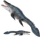 PATPAT® Dinosaur Toys for Kids Mosasaurus Toy, Realistic Ancient Deep Sea Monster Toy Educational Prehistoric Swimming Ocean Dinosaur Toy for Model Collection, Cake Topper, Birthday Christmas Gift