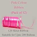AMFIN® Curling Ribbons for Balloons - Pink (Pack 12)