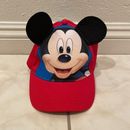 Disney Accessories | Little Boys Disney Mickey Mouse Hat With Mickey Ears | Color: Blue/Red | Size: Osb