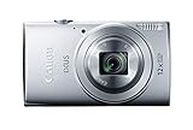 Canon IXUS 170 Digitalkamera (20 MP, 12-Fach optisch, Zoom, 24-Fach ZoomPlus, Opt. Bildstabilisator, 6,8cm (2,7 Zoll) LCD-Display, HD-Movie 720p) Silber