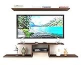 Anikaa Eira Engineered Wood Wall Mount TV Unit/TV Stand/Wall Set Top Box Stand/TV Cabinet/TV Entertainment Unit (Wenge)(D.I.Y)