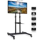 Mobile TV Stand Rolling TV Cart with Locking Wheel for 32-80 inch Flat Screen TV