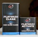Platinum Euro Clear Coat 7.5L Kit 2:1 High Gloss Automotive Clearcoat w/Hardener