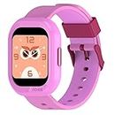Noise Champ 2 Kids Smart Watch with Habit Building (Handwash, Brushing, etc), IP68 Waterproof, Activity Tracker, in-Built Games, School Mode. NoiseFit Sync App, for Boys and Girls (Kitty Pink)