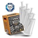 Milux® Water Filter for Sage Claro Swiss TÜV Certified Replaces SES008 SES810 SES880 SES920 SES980 SES990 Not SES875 VAF011 Pack of 4