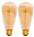 GAUVIK Filament BulbHanging Lamps, Hanging Lights, Chandelier Jhoomar Lights(Pack of 2)