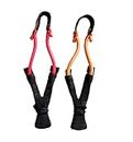 Das Departmental Store's (2 Piece) Rubber Slingshot, Gulel. Catapult for Sports & Outdoor Games Strong Sling Shot Rubber for Perfect Aim