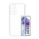 VIDO Transparent Back Case Cover for Samsung Galaxy A55 5G (Soft & Flexible & Camera Protection Back Case)