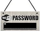 RED OCEAN Wifi Password Chalkboard House Warming Gift Hanging Plaque Home Internet Sign