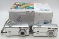 2x Canon PowerShot A400 con scatola e accessori *Per parti/non funzionanti*