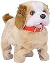 Bluedeal Jumping, Walking and Barking Dog Soft Toy Fantastic Puppy Battery Operated Back Flip Jumping Dog Jump Run Toy Kid (Jumping Dog)