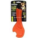 Starmark 74200437: DuraTug Dog Toy, Steak On A Stick, Md