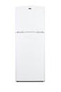 Summit Appliance FF1427W Counter Depth 26" Wide 12.9 Cu.Ft. Frost-Free Top Mount Refrigerator-Freezer in White Exterior with Frost-Free Operation