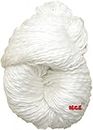 M.G ENTERPRISE Sumo Knitting Chunky Yarn Thick Wool, White 500 gm Best Used with Knitting Needles, Crochet Needles Wool Roving Yarn for Knitting. by M.G ENTERPRISE