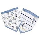 Aden by aden + anais Disney Bandana Baby Bib, 100% Cotton Muslin, 3 Layer Burp Cloth, Super Soft & Absorbent for Infants, Newborns and Toddlers, Adjustable with Snaps, 2 Pack, Mickey Star Gazer