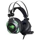 SPIRIT OF GAMER - Elite-H30 - Gamer Audio Headset - Micrófono - Retro Cool Green LED Lighting - Compatible multiplataforma PC / PS4 / XBOX ONE/Switch