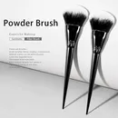 Kat Von D- Makeup Brush 22 Pressed Powder Brush Soft Fiber Hair Elegant Black Handle Brand Makeup