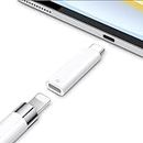 USB C Pencil Adapter for Apple Pencil 1st Generation, USB-C to for Lightning Pencil Charger Adapter Specific Compatible with iPad 10th Gen, Type-C iPencil Dongle Connector for iPad 10 with Pencil 1