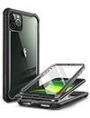 i-Blason Funda iPhone 11 Pro MAX [Ares] 360 Grados Carcasa Transparente Case con Protector de Pantalla Integrado Resistente Case (Negro)