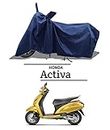 ALGROWD - Honda Activa 6G New BS4 BS5 BS6 Water Resistant - Dust Proof - Full Bike Scooty Two Wheeler Body Cover for Honda Activa 6G and All in One Bike Body Cover for Universal (Navy Blue) 81% Off