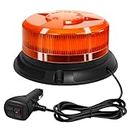 antom Luz LED estroboscópica Rotativo, 12V-24V orange Luz de emergencia de magnético con 3 meters cable para vehículos, tractores, carros de golf, UTV