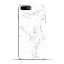 COLORflow iPhone 7 Plus/iPhone 8 Plus Back Cover | White Marble | Designer Printed Hard CASE Bumper Back Cover for iPhone 7 Plus/iPhone 8 Plus