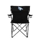 Creighton University Bluejay Head Logo Black Folding Camping Chair with Carry Bag