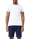 Lacoste T-Shirt Regular Fit Homme , Blanc, S