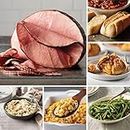 Omaha Steaks Duroc Ham Easter Dinner (2.5 Pound Duroc Ham, 32 oz. Family-Sized Smashed Red Potatoes, 20 oz. Steakhouse Creamed Corn, 13 oz. Green Beans in Butter Sauce, 6x Caramel Apple Tartlets, 4x Individual Baguettes with Garlic Butter) Serves 6