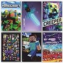 RAINFIRE CREATION Minecraft Poster - Set's of 6 Poster 8x12 300 GSM Unframed Multicolor