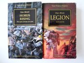 Lot of 2 Warhammer 40K Books - Horus Rising & Legion by Dan Abnett, Horus Heresy
