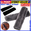 2/4 pcs Car Seat Belt Strap Pad Soft Harness Shoulder Cushion Cover Protector AU