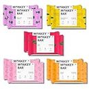MONKEY BAR - Assorted Energy Bars - 10 Bars, 40g each, Just 4-6 Plant-Based Ingredients, Healthy & Clean Protein Snack, Zero Added Sugar, Dairy Free, No Artificial Sweeteners, Vegan, No Preservatives