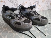 Sketchers Shape Ups Schuhe Damen schwarz grau Wanderschuhe Größe UK6 EU39