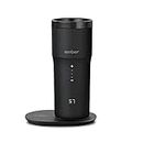 Ember New Temperature Control Smart Mug 2, 12 oz, Black, 3-hr Battery Life - App Controlled Heated Coffee Travel Mug - NEW & Improved Design