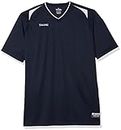 Spalding Teamsport Attack Shooting t-Shirt XXS - Bleu Marine/Blanc