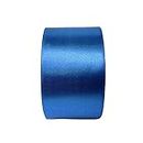 Finesse Satin Ribbon Decoration, Gift Wrapping, Multi-Purpose Use (Blue, Size : 2 Inch)