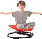 Silla oscilante que entrena la coordinación corporal, para aliviar el mareo por movimiento, silla sensorial para niños, silla giratoria para autismo, verde