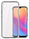 Shockproof TPU Back Cover for Samsung Galaxy A10e - Transparent | Cushioned Edges | Flexible Clear Case