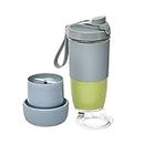 Oster Blend Active Portable Blender with Drinking Lid, USB Chargeable Personal Blender, Gray