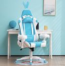 BLUE BUNNY Gaming Chair COMPUTER HOME OFFICE KAWAII COMFY TWITCH furniture ROOM