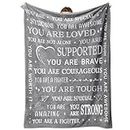 Christmas Blanket Gifts for Women or Men - Get Well Soon Blanket, Sympathy Gifts for Her Him, Thinking of You Gifts, Inspirational Gifts Blanket for Friend Sister Daughter Son Coworker