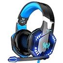 VersionTECH. Gaming Headset for PS4 / PS5 Xbox One PC, G2000 Gaming Headphones with Mic, LED Lights, Noise Reduction, Stereo Bass Surround for Laptop, Mac, Tablet, Mobile Games