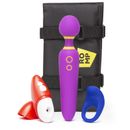 ROMP Pleasure Kit Sex Toys for Couples - Clitoral Sucking Toy with Travel Cover