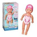 BABY born My First Swim Girl 30 cm Bath Doll, Movable Arms and Legs, Floats Through Water, Waterproof and Can Be Used Without Batteries, Pink