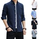 Men's Casual Button Down Shirts Long Sleeve Slim Fit Business Dress Blouses