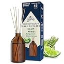 Glade Aromatherapy Reed Diffuser, Home Decor Essential Oils Diffuser Soothing Fragrance, Calm Mind with Italian Bergamot & Guatemalan Lemongrass, 80 ml