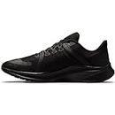Nike Búsqueda 4, Men's Road Running Shoes Hombre, Black Dk Smoke Grey, 38.5 EU